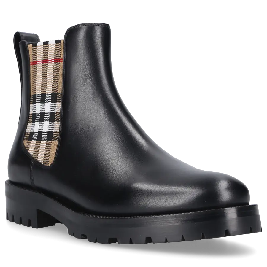 Burberry - Chelsea Boots 8042363 Kalbsleder - schwarz