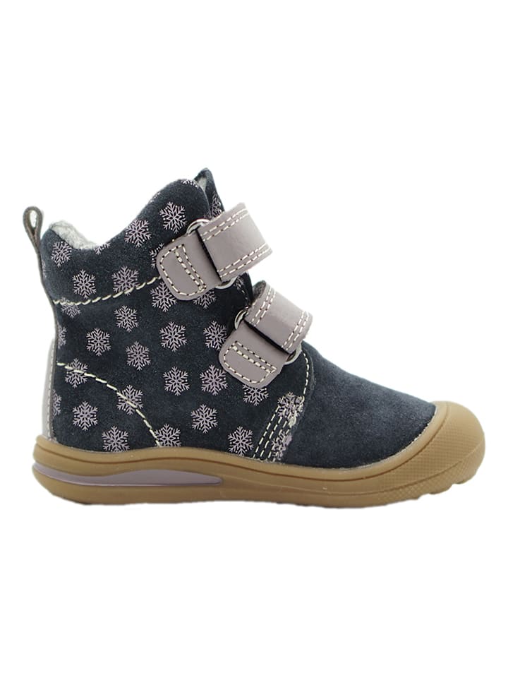 lamino Leder-Boots in Dunkelblau günstig kaufen