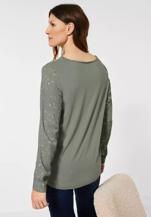 CECIL Bluse im Materialmix