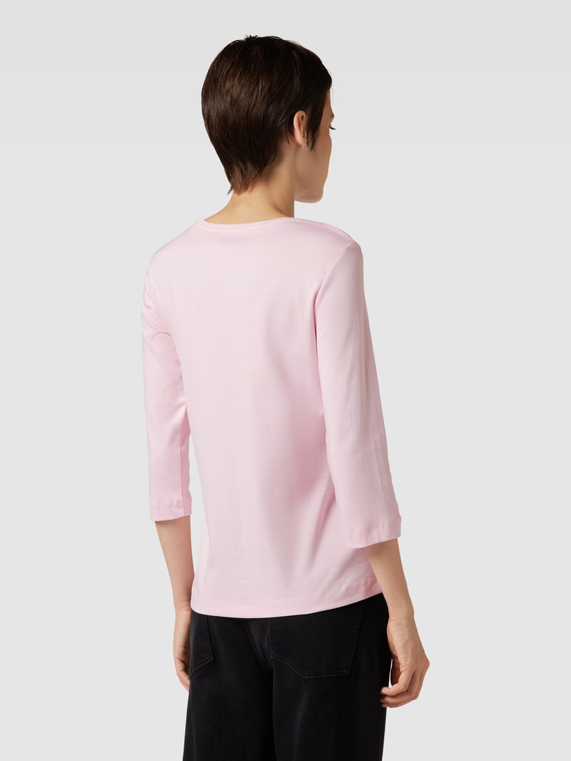 Longsleeve mit 3/4-Arm in hellrosa