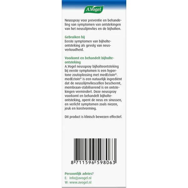 A.Vogel Nasal Spray Sinusitis at First Symptoms Medical device - 20ml