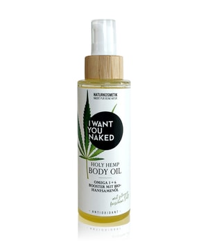 I WANT YOU NAKED Holy Hemp Bio-Hanfsamenöl & Vitamin E Körperöl-100 ml