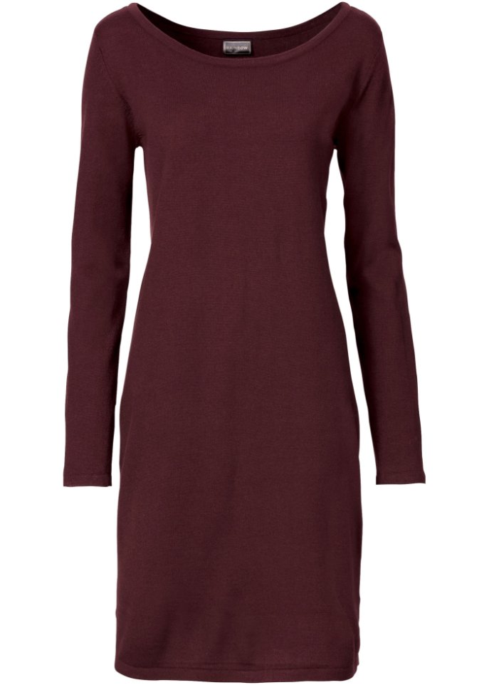 Strickkleid mit legerem Schnitt