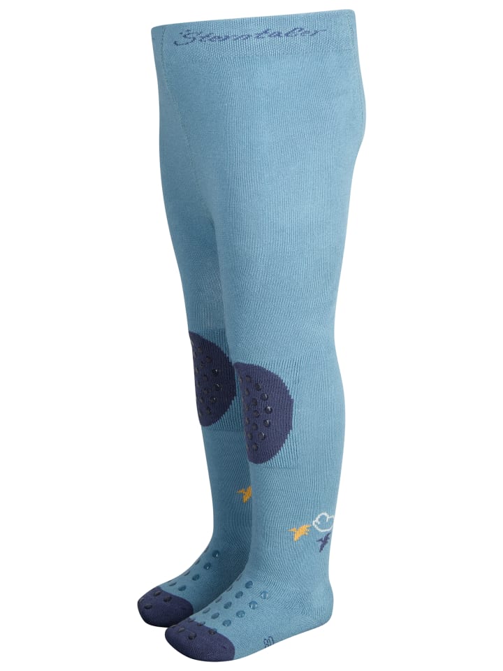 Sterntaler Krabbelstrumpfhose Dino in mittelblau günstig kaufen 80