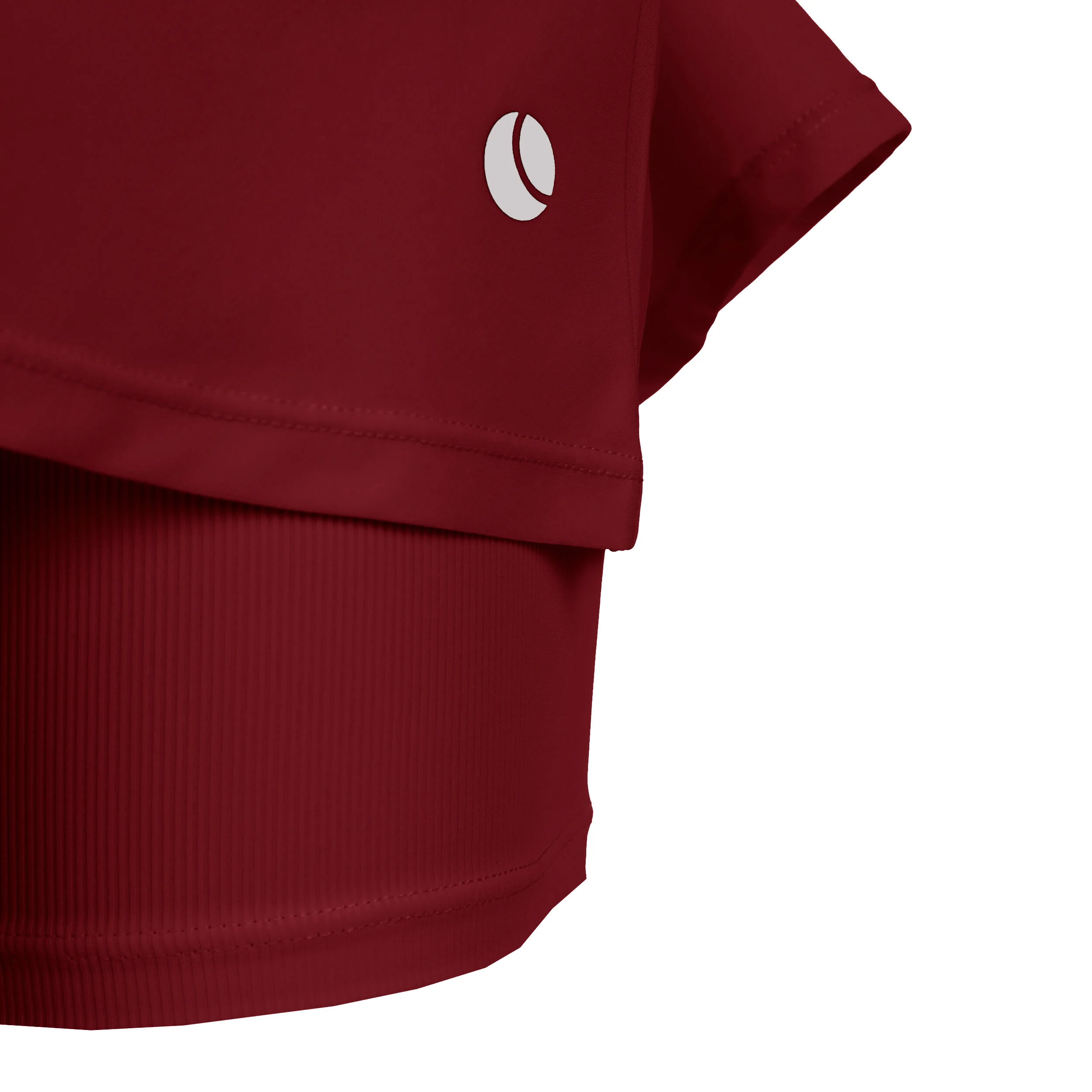 Ace Pocket Rock Damen - Dunkelrot