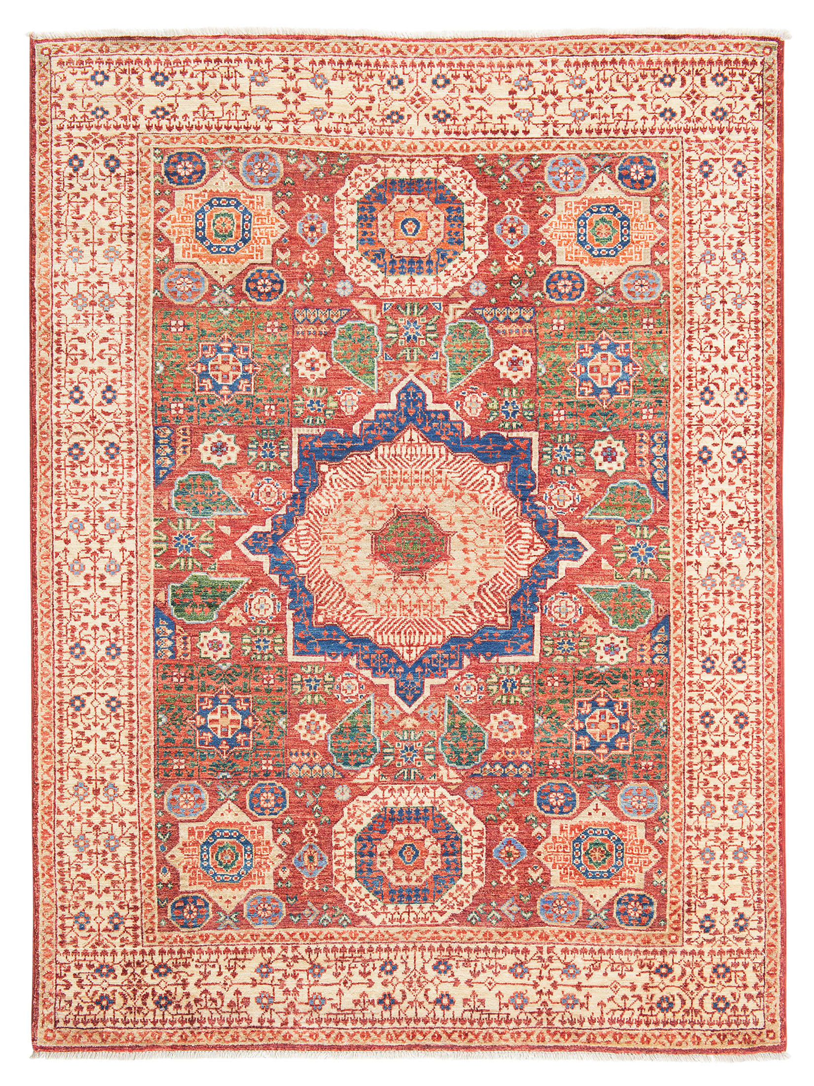 Kazak Ghazni ca. 147 x 194 cm, Unikat / Einzelstück