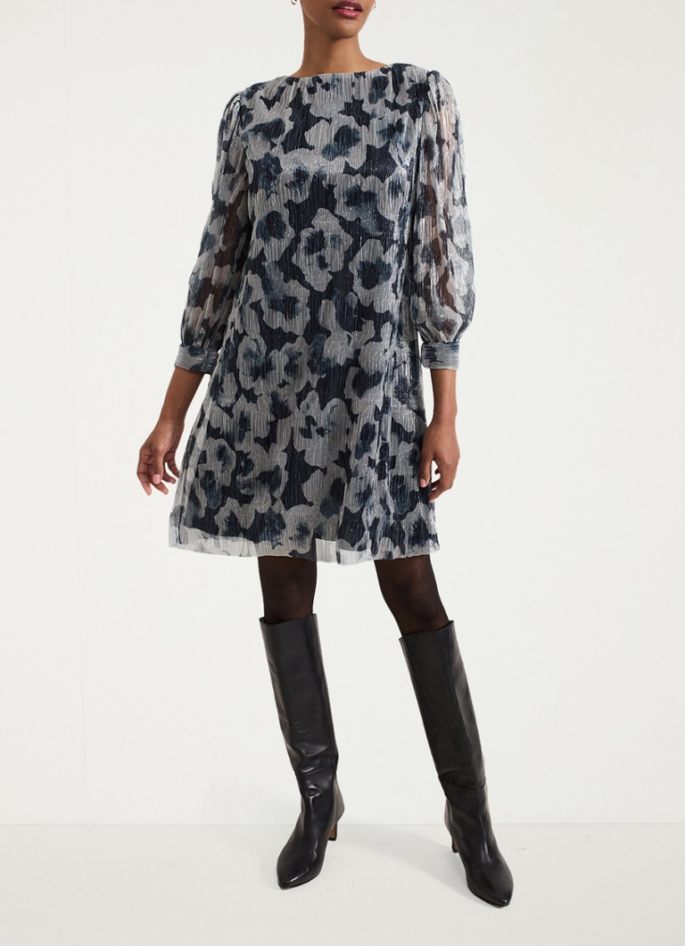 Vestido corto Phase Eight Roma con estampado floral y lúrex.