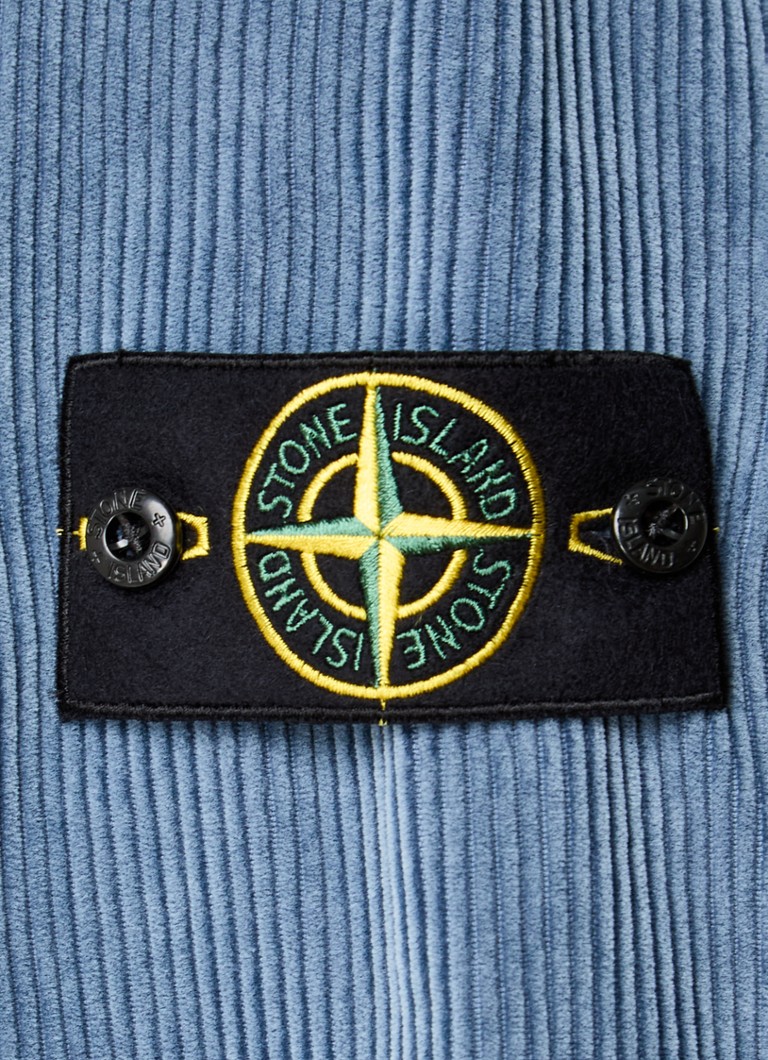 Hanorac Stone Island E5FC3 Corduroy cu logo