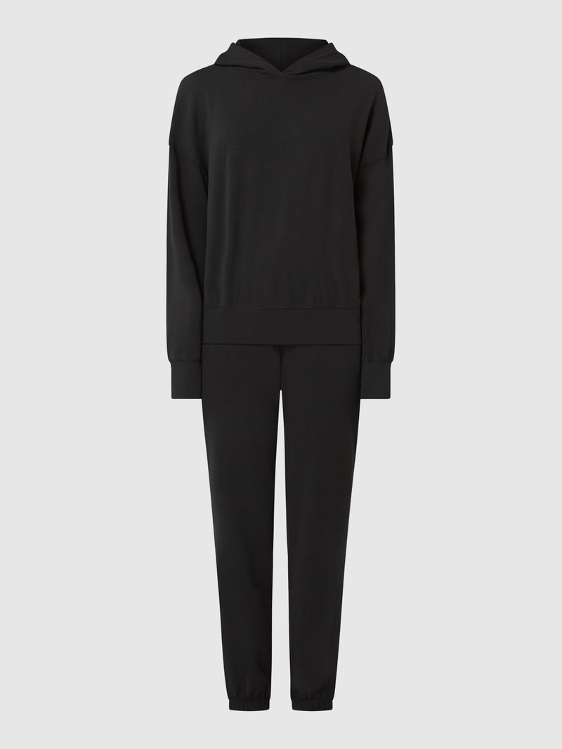 Loungewear im Set in schwarz
