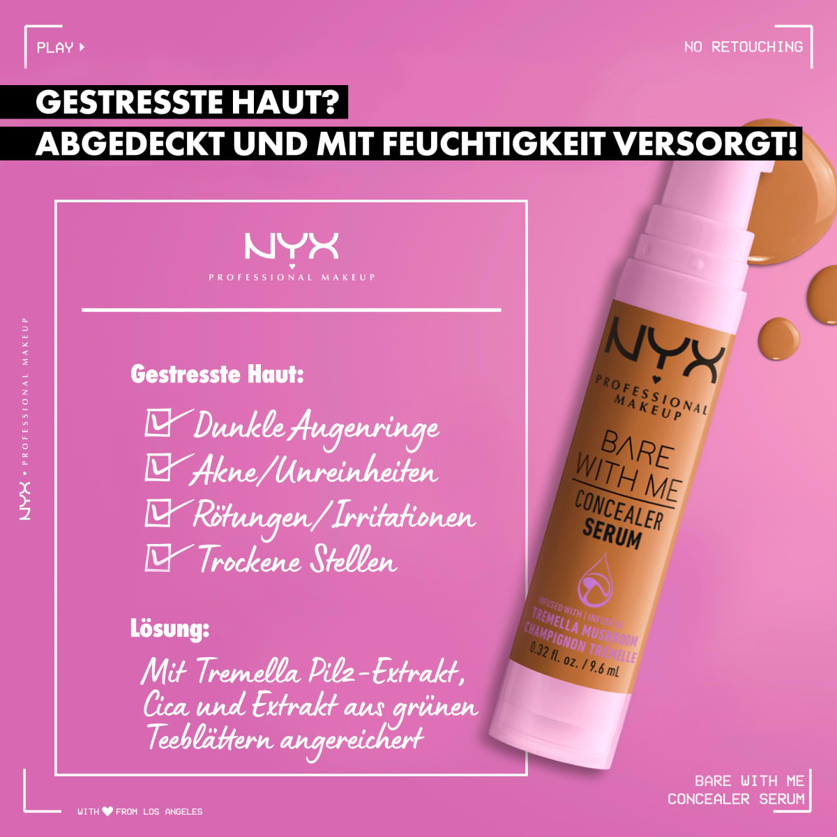 Concealer Serum Bare With Me Medium 07, 9,6 ml