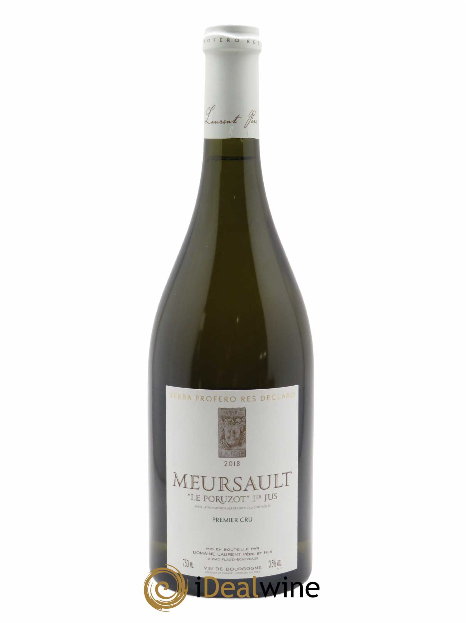 Meursault 1er Cru Poruzots Vieilles Vignes Dominique Laurent  2018 - Lot de 1 Bouteille