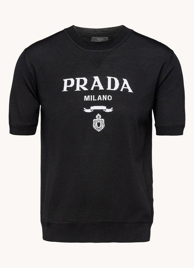 Prada wool sweater with logo print