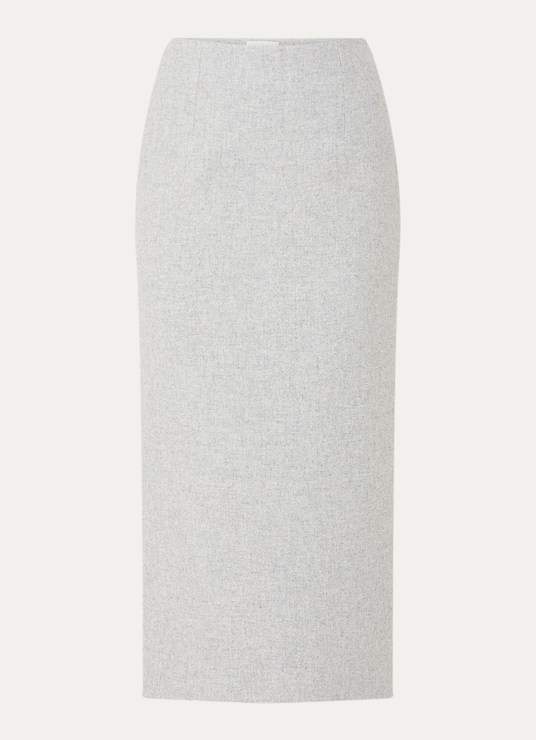 Claudie Pierlot Sivienne gonna midi a tubino in misto lana con spacco