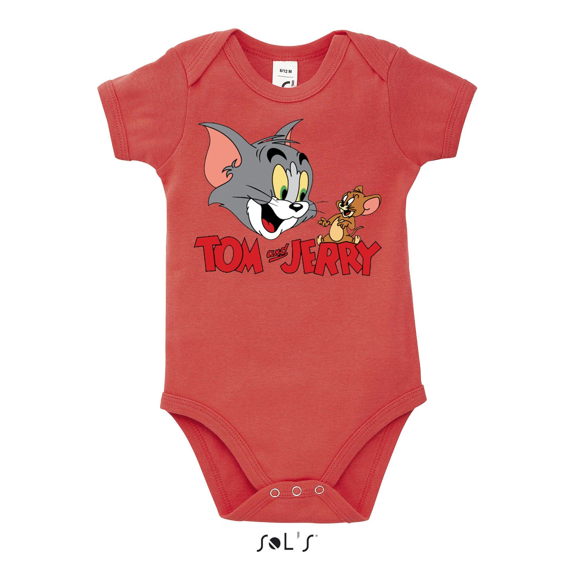 Blondie & Brownie Strampler Kinder BabyTom&Jerry mit Druckknopf
