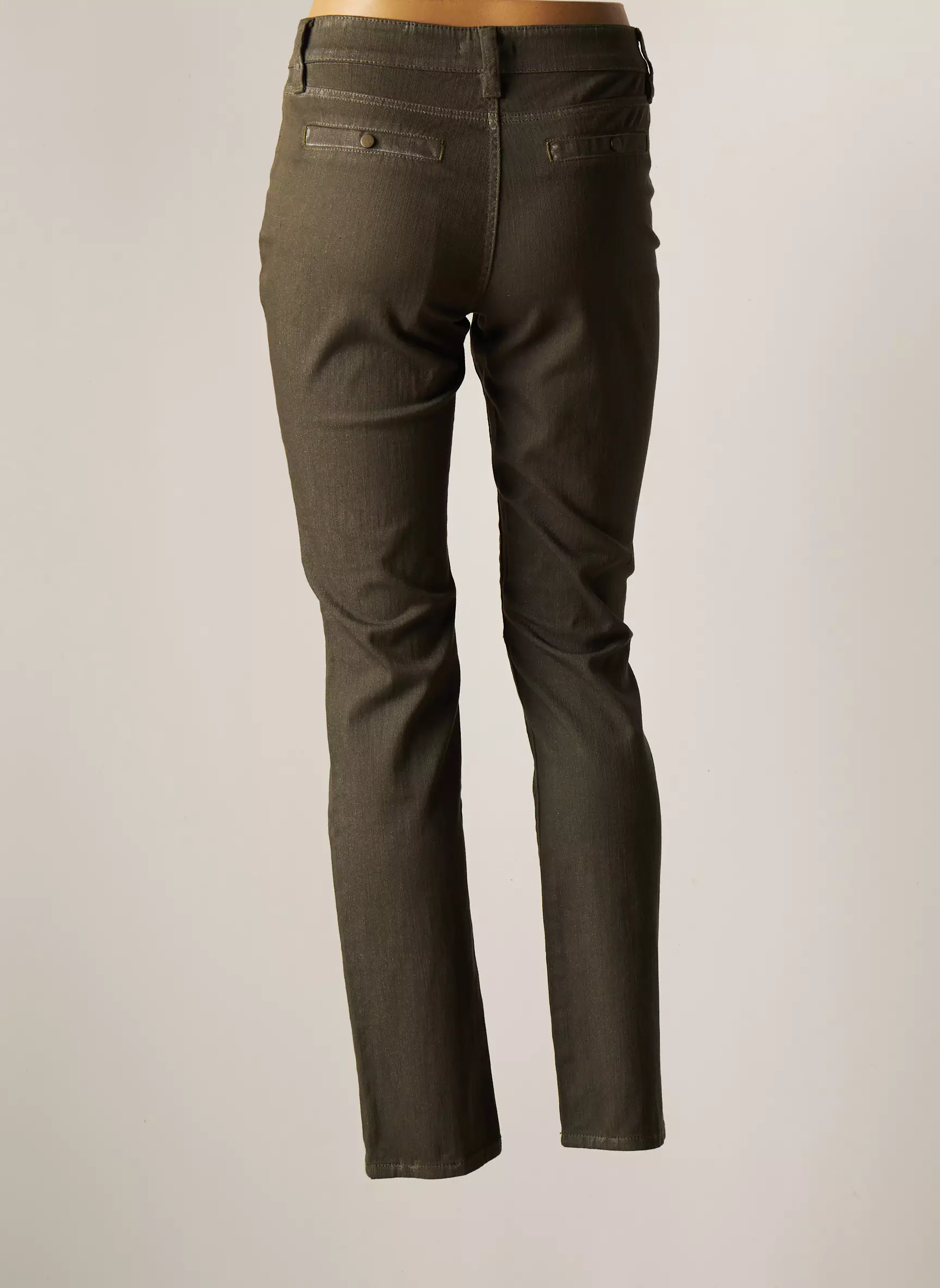 Breal Pantalons Slim Femme couleur vert