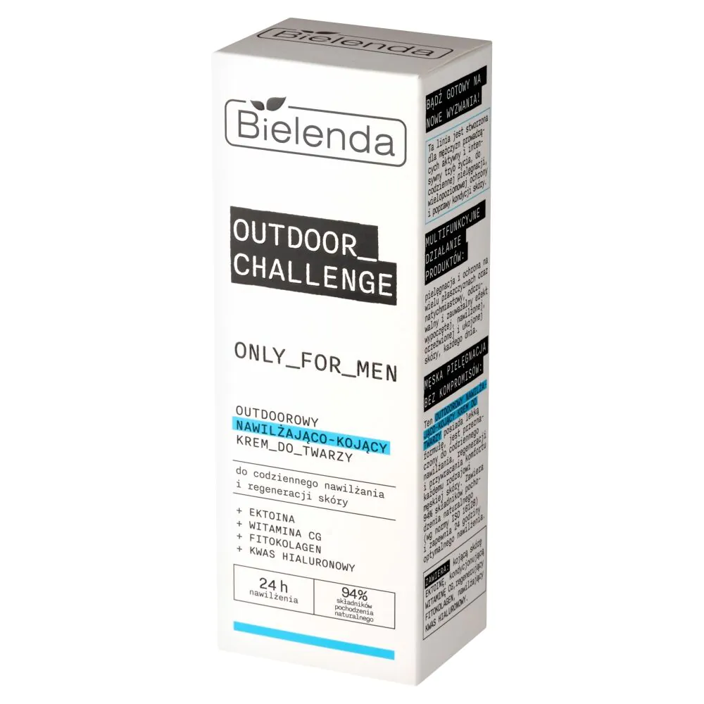 Bielenda Only For Men Outdoor Challenge Hidratantna i umirujuća krema za lice za vanjsku upotrebu