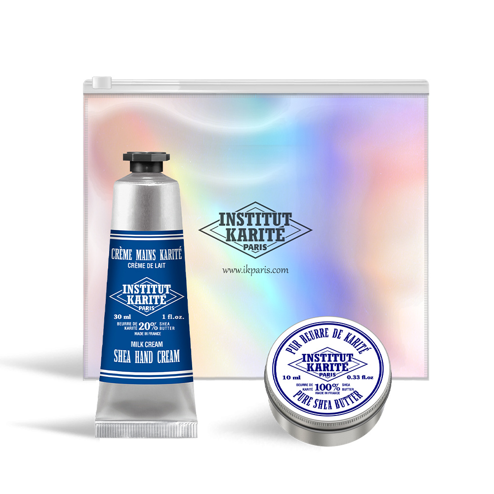 Institut Karité Paris Trousse Hologramme Crème de Lait Soin corps