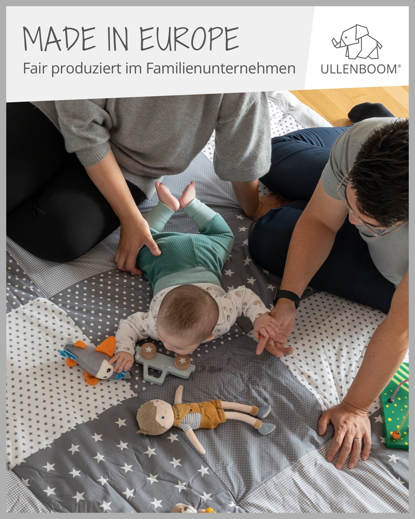 Krabbeldecke Baby Krabbeldecke 100x100 cm 