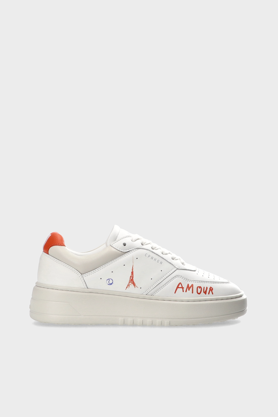 CPH PARIS - leather - white/orange