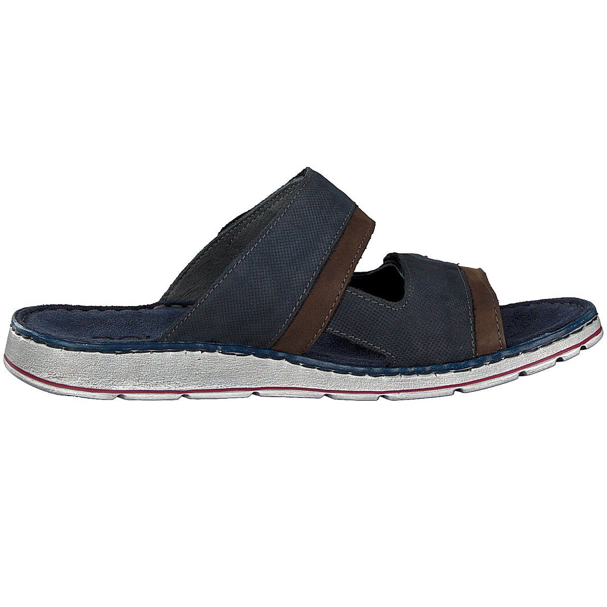 Rohde Rohde Herren Pantolette blau Hausschuh