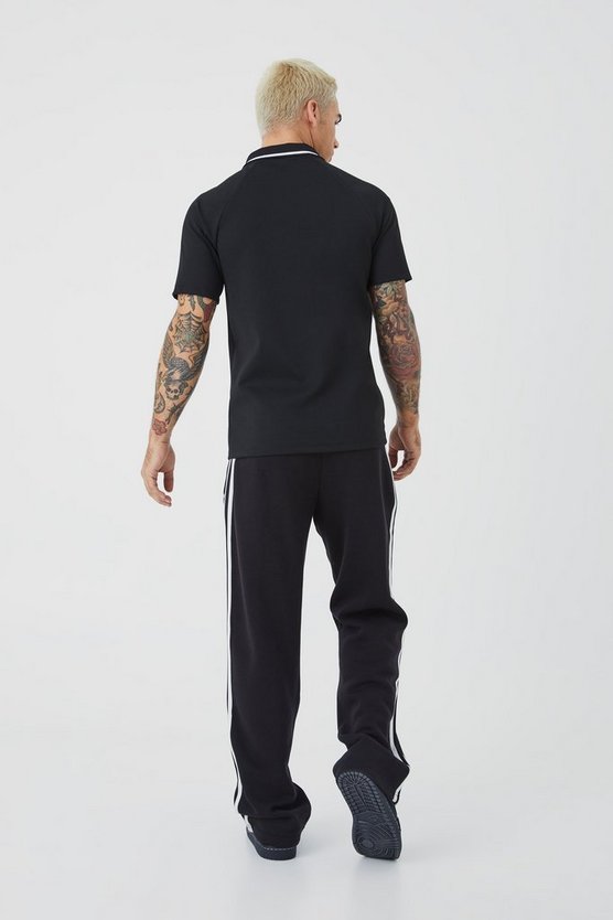 Slim-Fit Colorblock Poloshirt