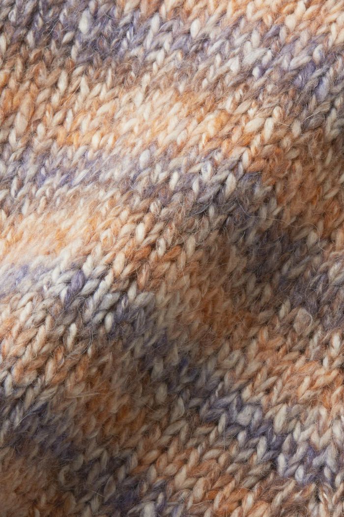 Mehrfarbiger Cardigan mit V-Ausschnitt