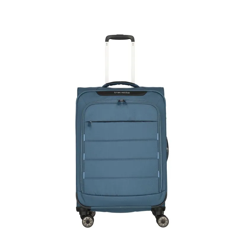 Travelite SKAII Trolley 4 Rollen M - Panoramablau
