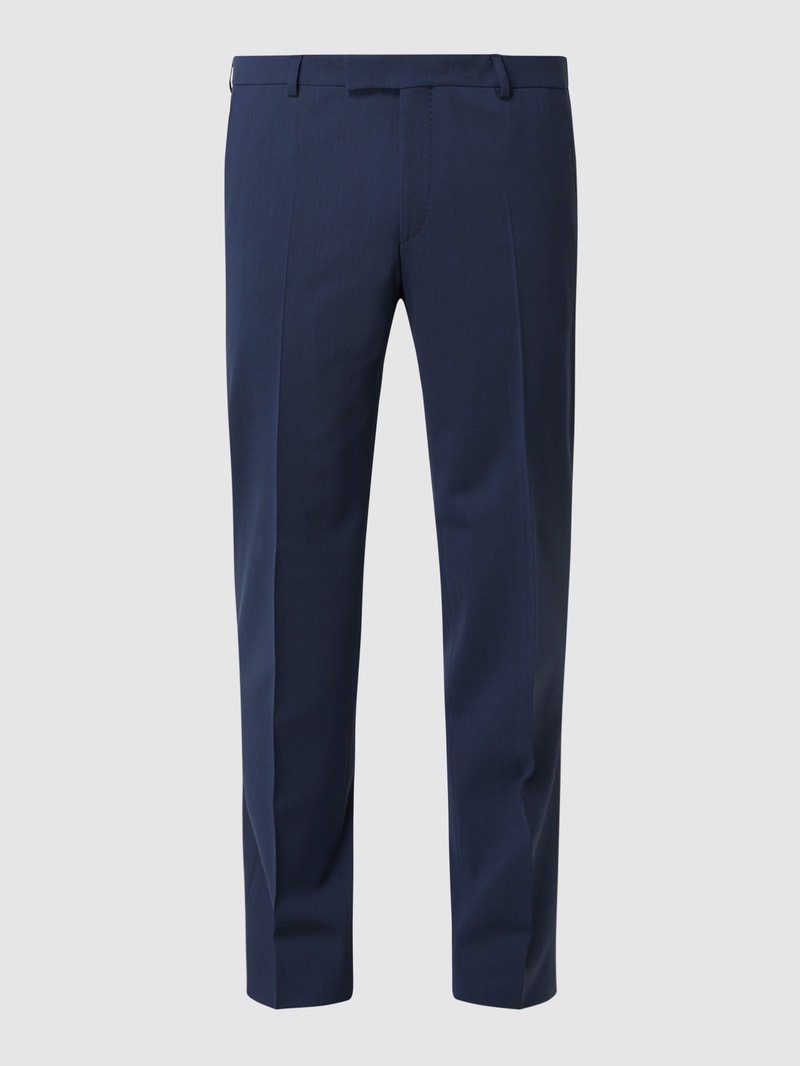 Slim Fit Anzughose mit Stretch-Anteil Modell 'Blayr' in marineblau