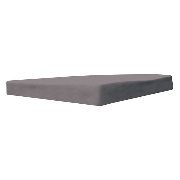 Winterjersey Spannbetttuch, 180-200 x 200 cm, dunkelgrau