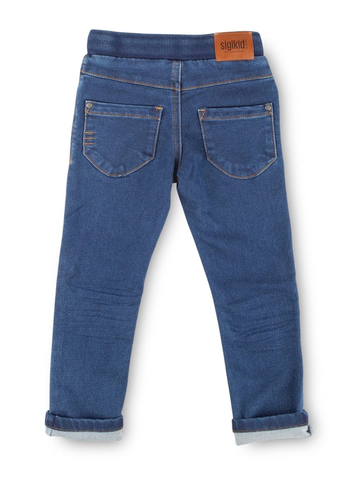 Sigikid Sweat Denim Jeans in Dunkelblau günstig kaufen