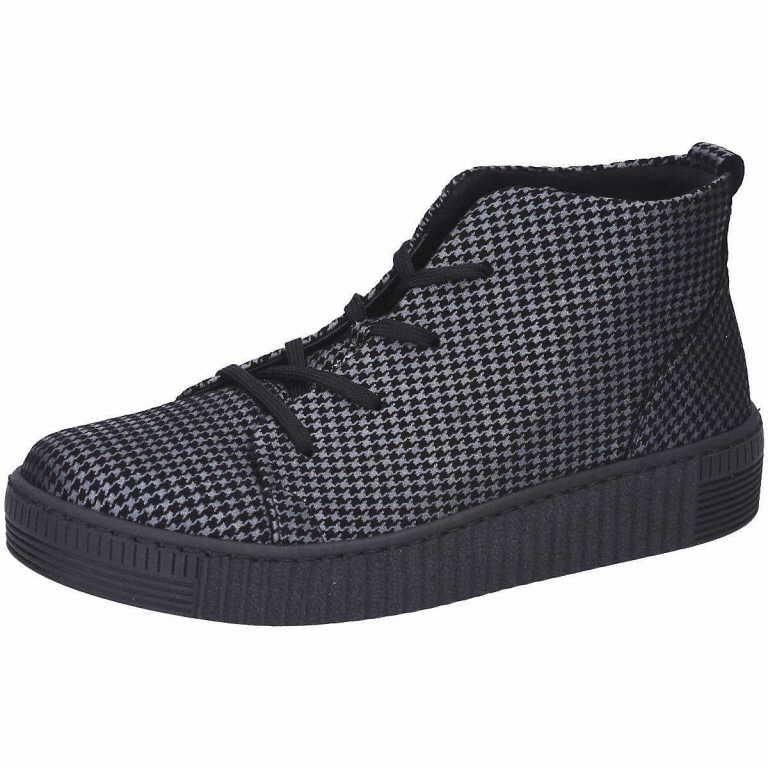 GABOR Schnür-Stiefeletten schwarz