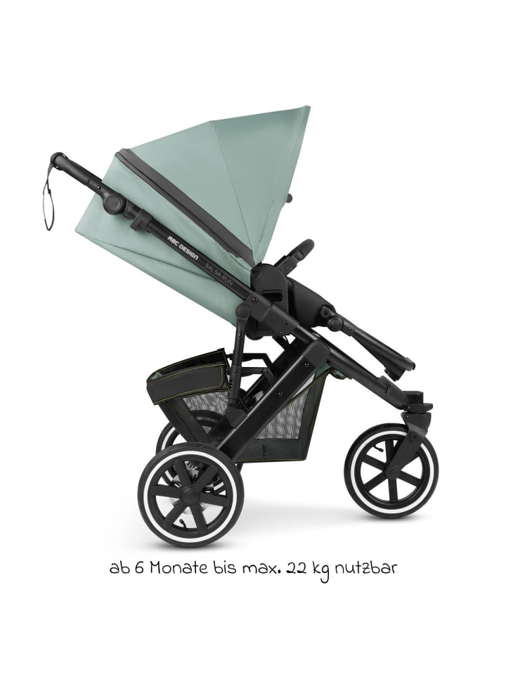 ABC-Design 3in1 Kinderwagen-Set Salsa Run - Babywanne, in blau,schwarz günstig kaufen onesize