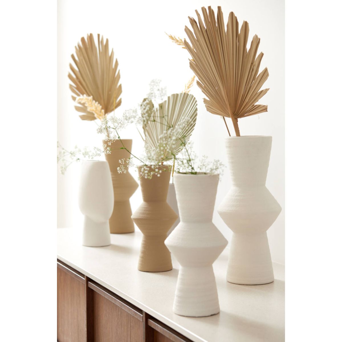 Trendhopper Vase Ciara Creme 40,5 cm