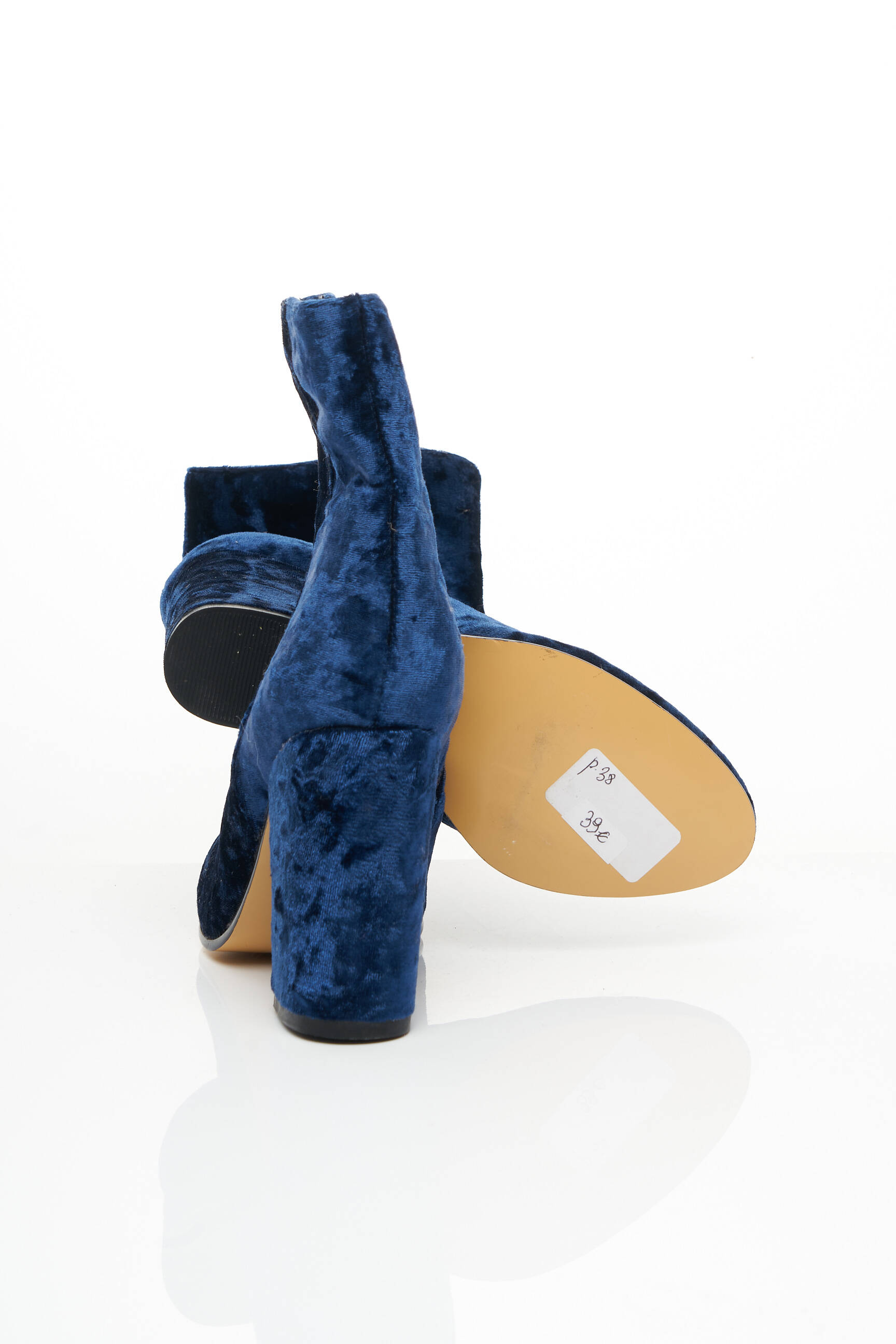 Sans Marque Bottines Femme couleur bleu