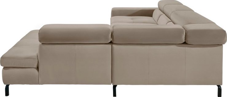 GALLERY M branded by Musterring Ecksofa Felicia Due, Wahlweise mit Sitzvorzug, inkl. Kopfteilverstellung, Sitzhöhe 43 cm