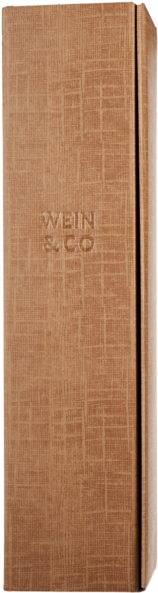 WEIN & CO Karton 1er Natur Scala mit WEIN & CO Logo