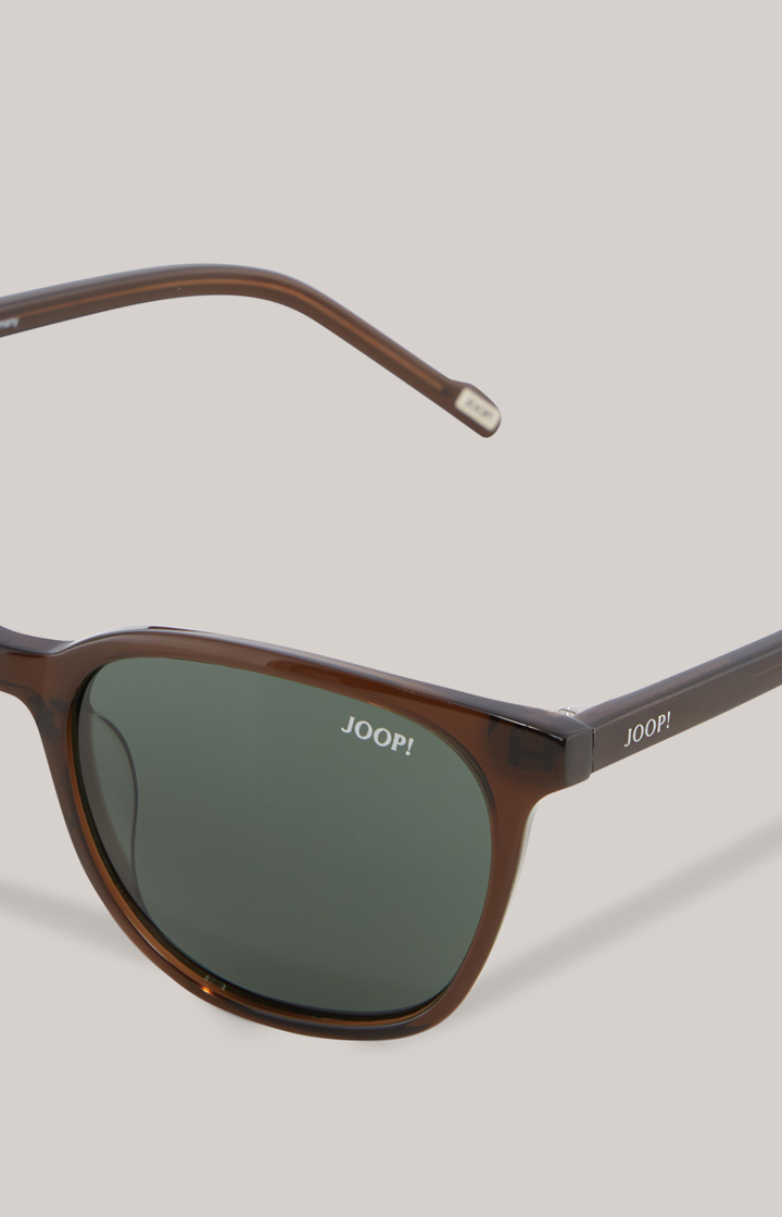 Sonnenbrille in Braun/Grün