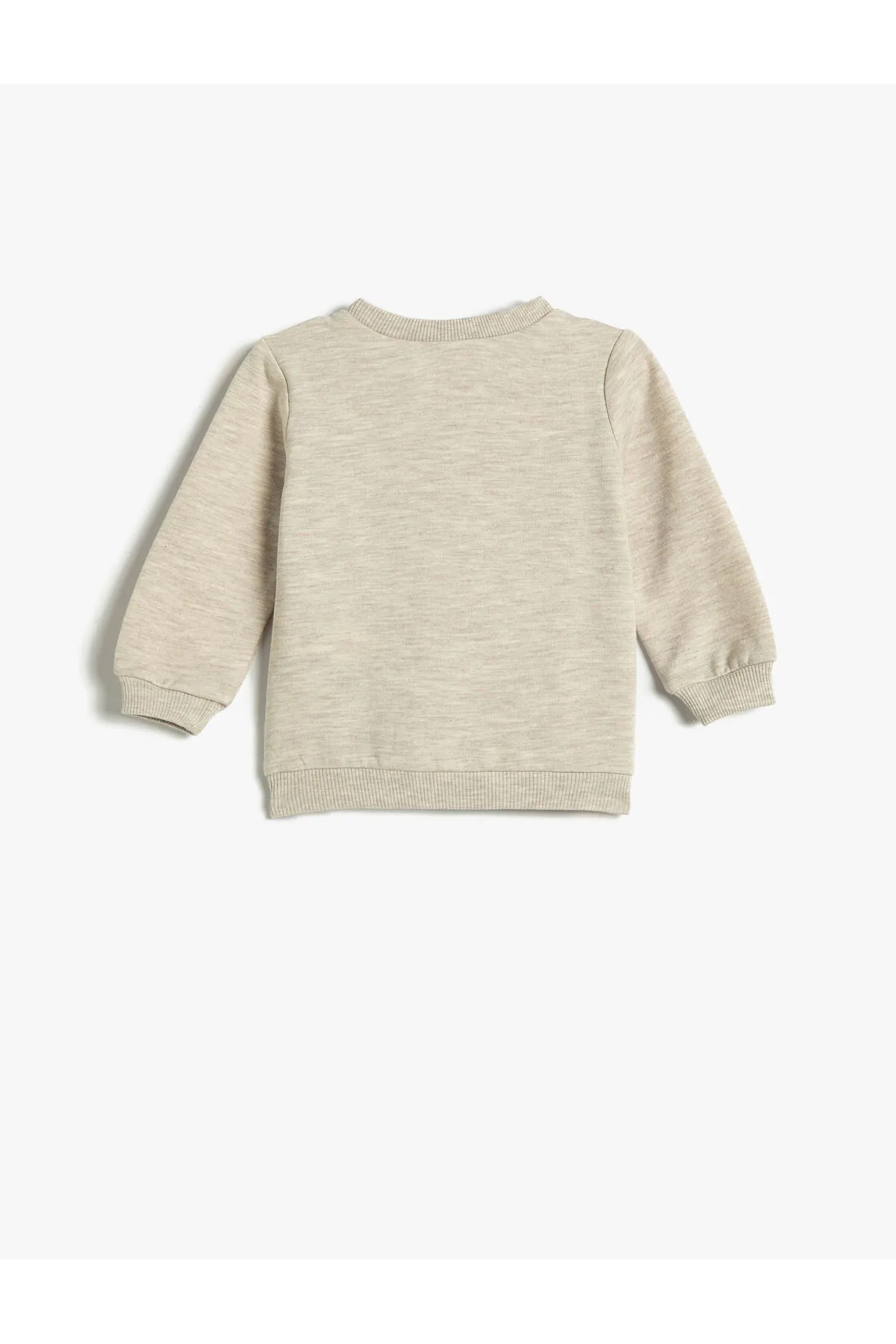 Koton  Sweatshirt mit Löwenmuster, langärmlig, gerippter Rundhalsausschnitt