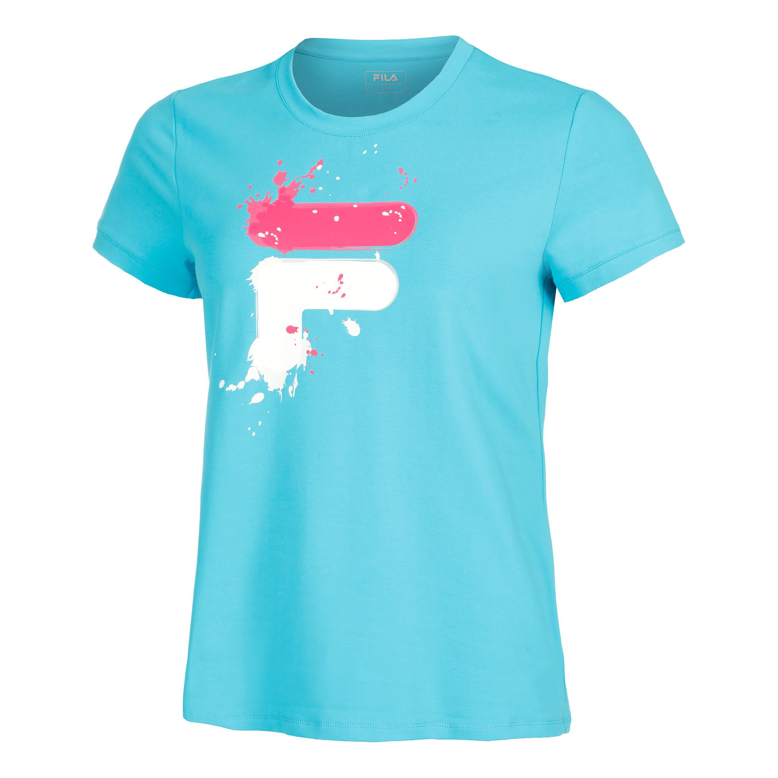 Emelie T-Shirt Damen - Blau, Mehrfarbig
