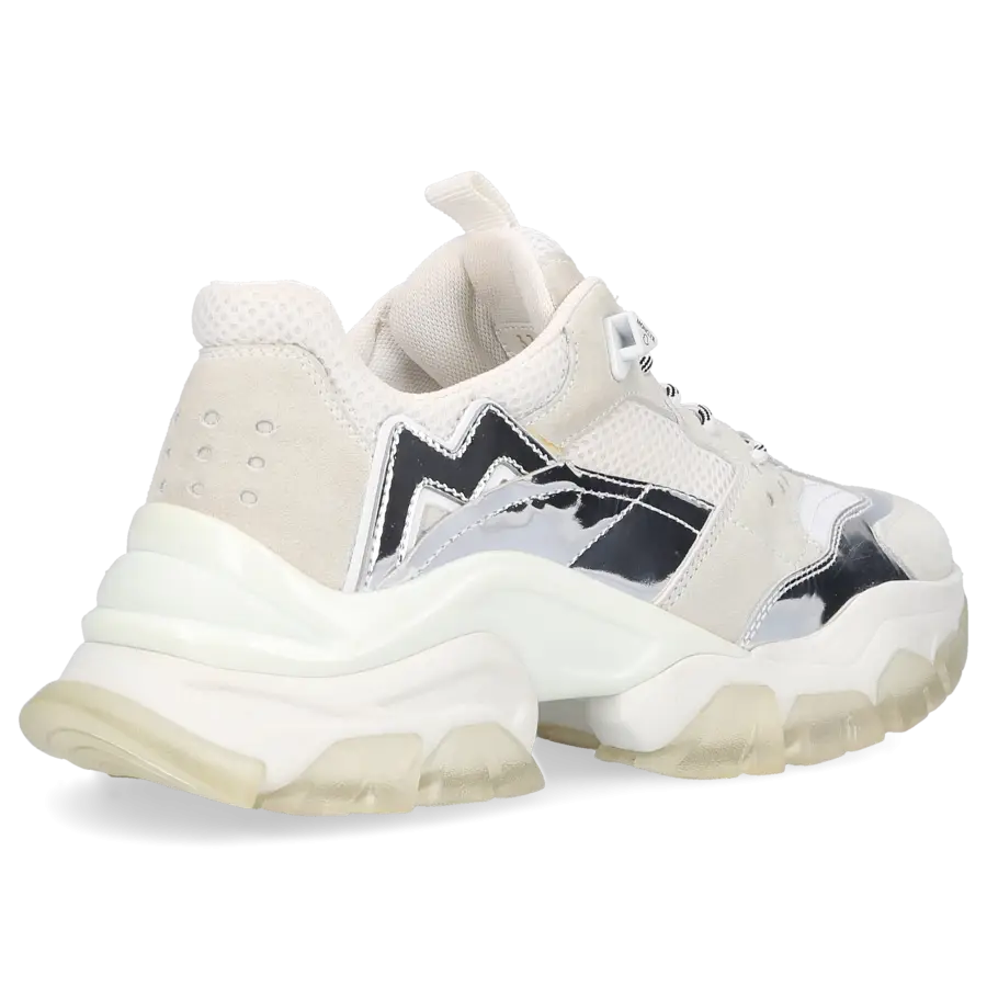 Moncler - Sneaker low LEAVE NO TRACE Kalbsleder - weiß