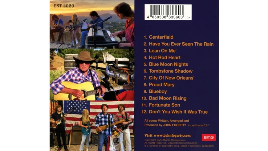 Fogerty's Factory Digipak