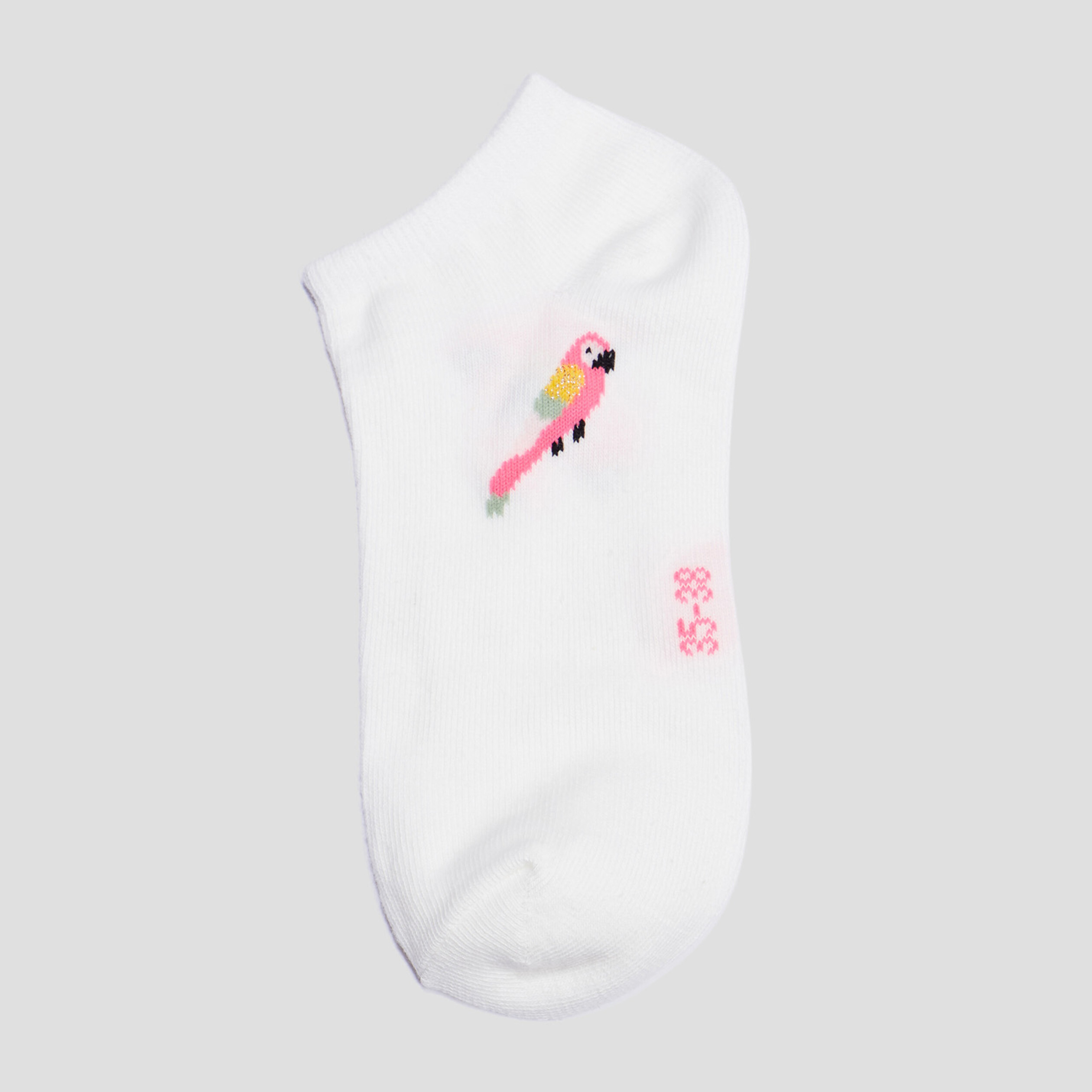 Lot 5 paires chaussettes invisibles multicolore femme | La Halle