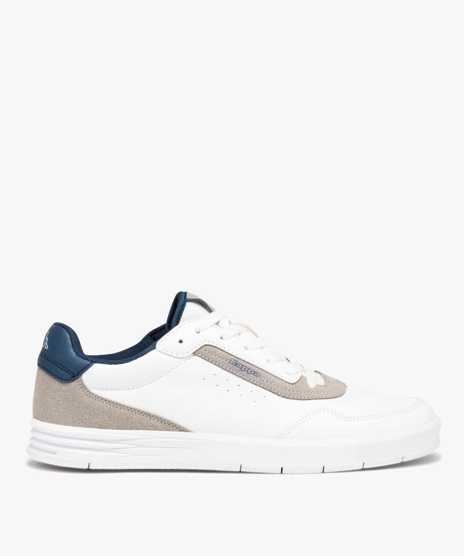 Baskets homme style rétro à lacets - Kappa blanc | GEMO