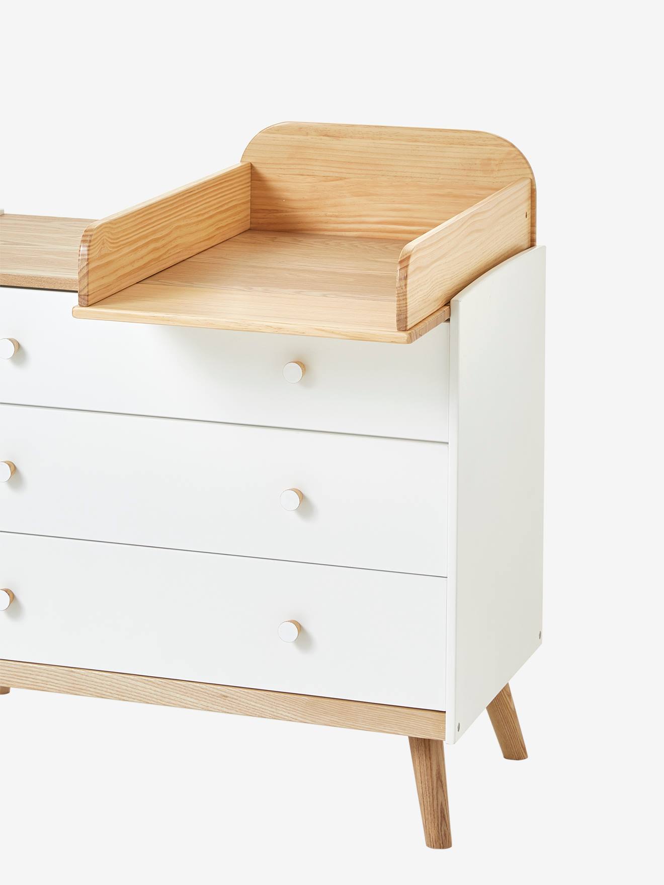 Plan à langer 52 cm Alba bois naturel