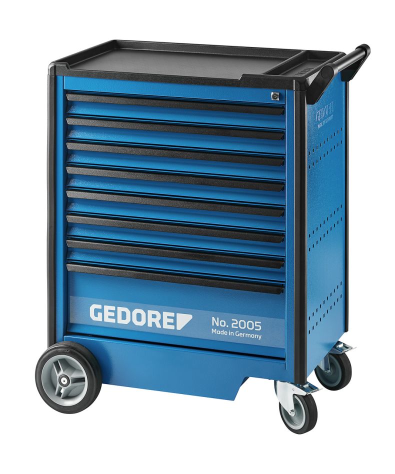 Gedore 2003554 2005 0701 Værktøjsvogn med 8 skuffer