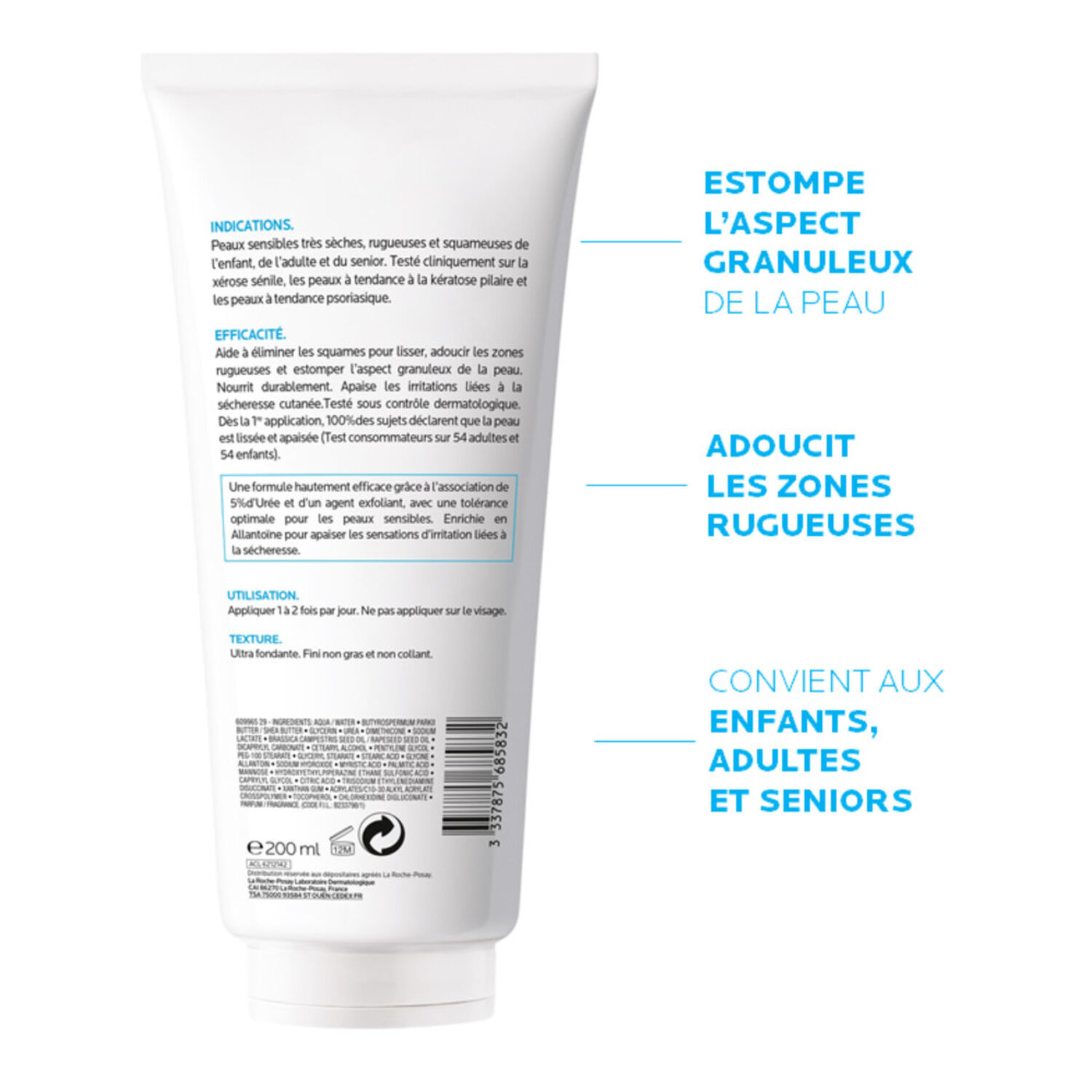 la roche-posay Iso Urea 5+ Lait Lissant Apaisant