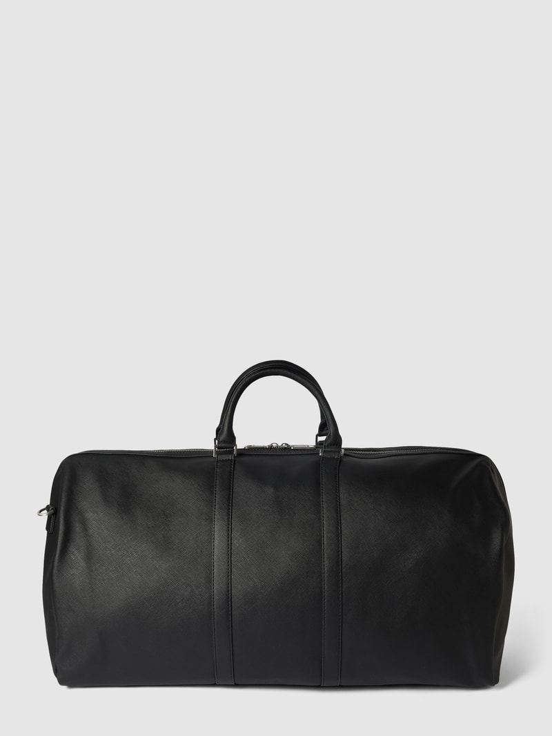 Weekender mit Label-Applikation Modell 'CERTOSA' in schwarz