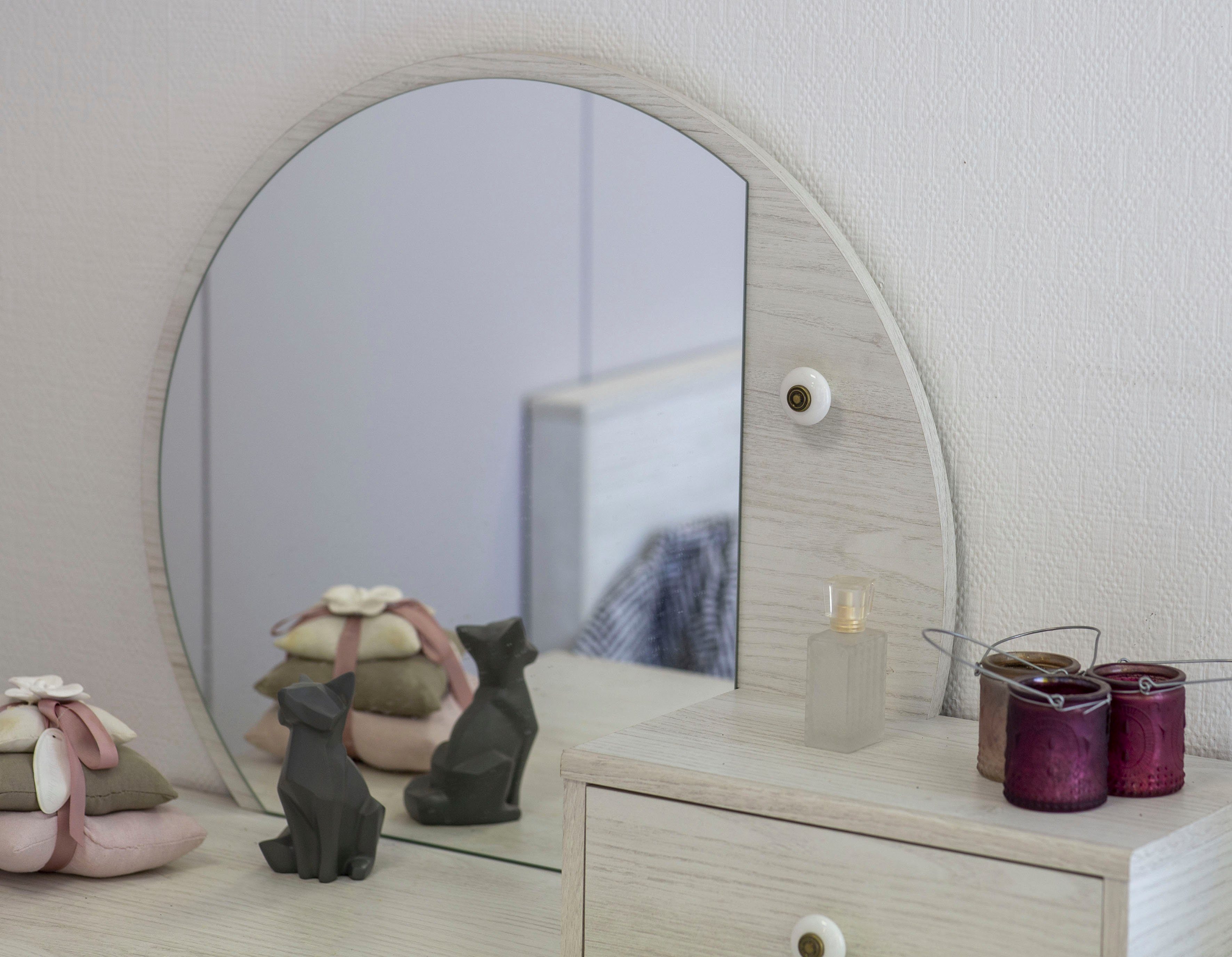 Gami Jugendzimmer-Set Alika, (Set, 2-St., Schreibtisch und Spiegel), Schreibtisch-Set