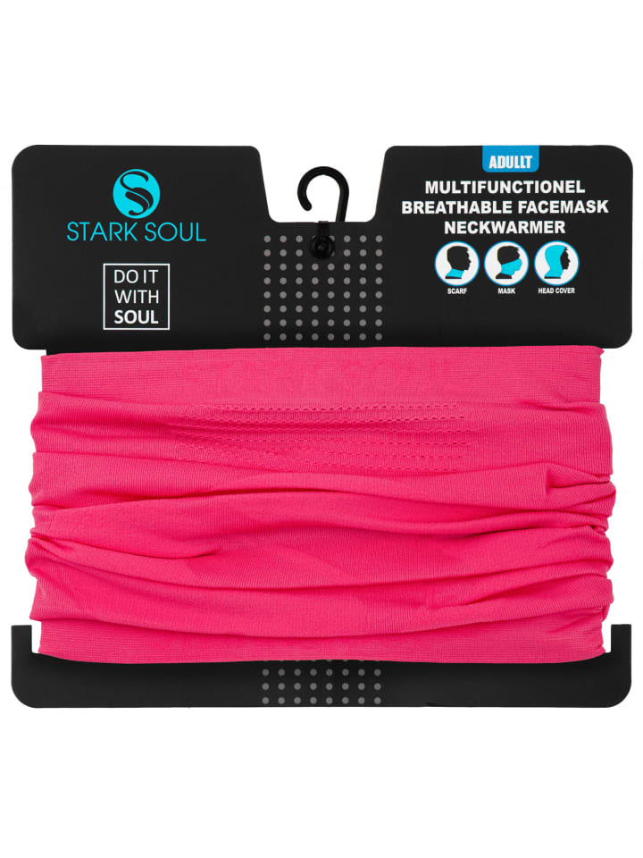Stark Soul® Seamless Multifunktions Halstuch - Neckwarmer in Pink günstig kaufen onesize