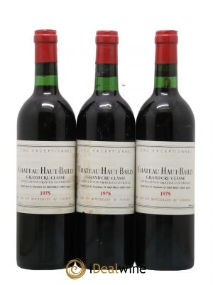 Château Haut-Bailly Cru Classé de Graves  1975 - Lot de 3 Bouteilles